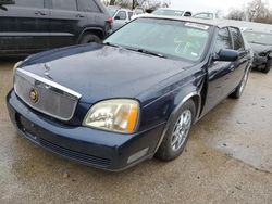Cadillac salvage cars for sale: 2002 Cadillac Deville