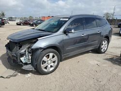 Salvage cars for sale from Copart Homestead, FL: 2013 Chevrolet Traverse LTZ