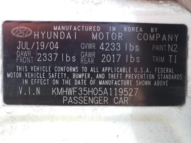 2005 Hyundai Sonata GLS