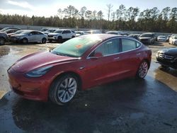 Tesla Vehiculos salvage en venta: 2018 Tesla Model 3