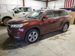 Toyota Highlander Vehiculos salvage en venta: 2016 Toyota Highlander Limited