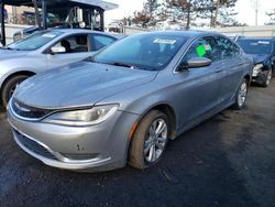 Salvage cars for sale from Copart New Britain, CT: 2015 Chrysler 200 Limited