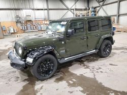 Jeep salvage cars for sale: 2022 Jeep Wrangler Unlimited Sahara 4XE