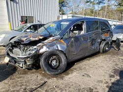 Salvage cars for sale from Copart Austell, GA: 2011 Honda Odyssey LX