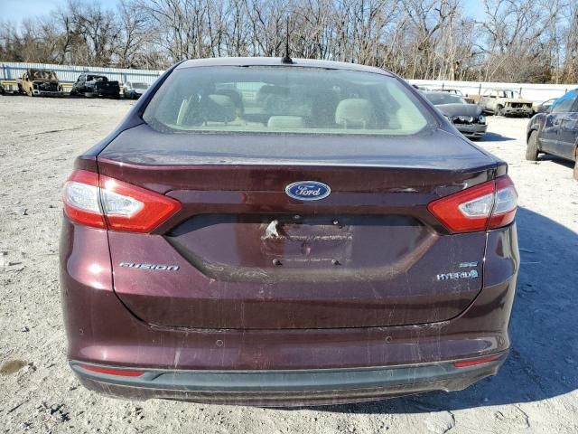 2013 Ford Fusion SE Hybrid