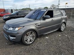 Salvage cars for sale from Copart Homestead, FL: 2017 Land Rover Range Rover Sport HSE
