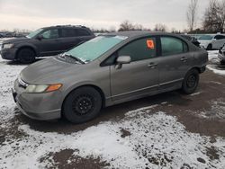 Salvage cars for sale from Copart Ontario Auction, ON: 2006 Honda Civic LX