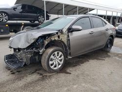 Toyota Corolla l salvage cars for sale: 2018 Toyota Corolla L