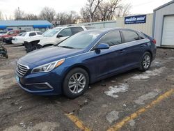 Salvage cars for sale from Copart Wichita, KS: 2017 Hyundai Sonata SE