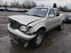 Vehiculos salvage en venta de Copart Portland, OR: 2003 Toyota Tacoma Double Cab