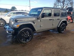 Jeep Wrangler salvage cars for sale: 2023 Jeep Wrangler Sahara 4XE