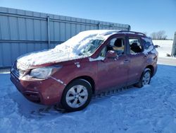 Subaru Forester 2.5i Premium Vehiculos salvage en venta: 2017 Subaru Forester 2.5I Premium