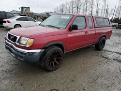 Salvage cars for sale from Copart Arlington, WA: 1998 Nissan Frontier King Cab XE