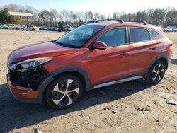 Hyundai Tucson Limited salvage cars for sale: 2017 Hyundai Tucson Limited