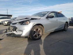 Chevrolet Malibu ls salvage cars for sale: 2017 Chevrolet Malibu LS