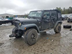 Jeep Wrangler salvage cars for sale: 2017 Jeep Wrangler Unlimited Sport