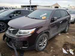 KIA Sorento lx Vehiculos salvage en venta: 2015 KIA Sorento LX