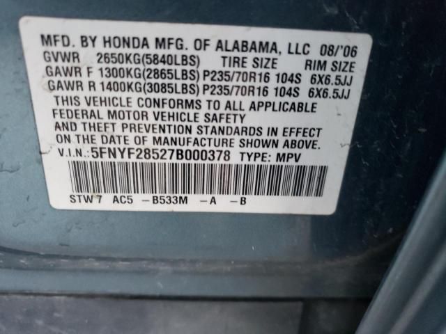 2007 Honda Pilot EXL