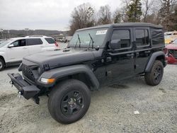 Salvage cars for sale from Copart Concord, NC: 2022 Jeep Wrangler Unlimited Sport