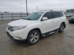 Salvage cars for sale from Copart Lumberton, NC: 2012 Toyota Highlander Limited