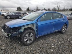 Salvage cars for sale from Copart Portland, OR: 2017 Hyundai Ioniq Limited