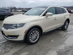 Lincoln salvage cars for sale: 2016 Lincoln MKX Select