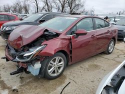 Chevrolet salvage cars for sale: 2016 Chevrolet Cruze LT