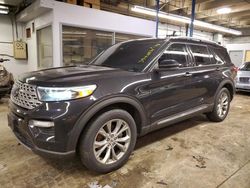 Salvage cars for sale from Copart Wheeling, IL: 2020 Ford Explorer Limited