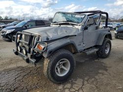 Jeep Wrangler salvage cars for sale: 2000 Jeep Wrangler / TJ Sport