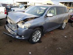 2008 Toyota Highlander Hybrid Limited en venta en Brighton, CO