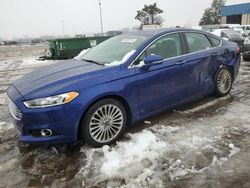 2016 Ford Fusion Titanium en venta en Woodhaven, MI