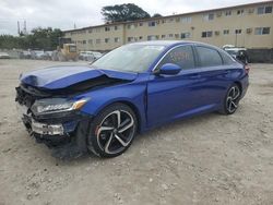 Vehiculos salvage en venta de Copart Opa Locka, FL: 2019 Honda Accord Sport