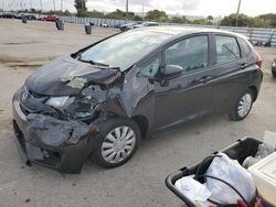 Honda fit salvage cars for sale: 2015 Honda FIT LX