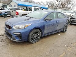 Salvage cars for sale from Copart Wichita, KS: 2021 KIA Forte GT Line