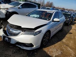 Acura Vehiculos salvage en venta: 2016 Acura TLX Tech