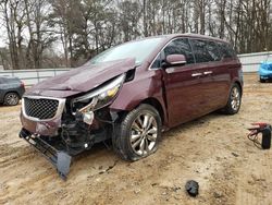 KIA Sedona SXL salvage cars for sale: 2016 KIA Sedona SXL