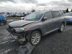 Toyota Highlander salvage cars for sale: 2012 Toyota Highlander Hybrid Limited