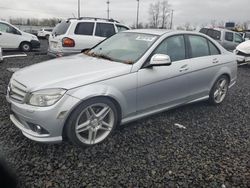 Mercedes-Benz salvage cars for sale: 2009 Mercedes-Benz C 350