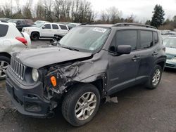 Jeep Renegade Latitude Vehiculos salvage en venta: 2017 Jeep Renegade Latitude