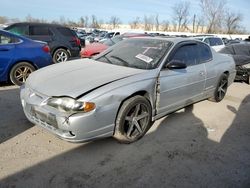 Chevrolet salvage cars for sale: 2002 Chevrolet Monte Carlo SS