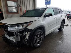 Toyota Highlander Limited Vehiculos salvage en venta: 2018 Toyota Highlander Limited