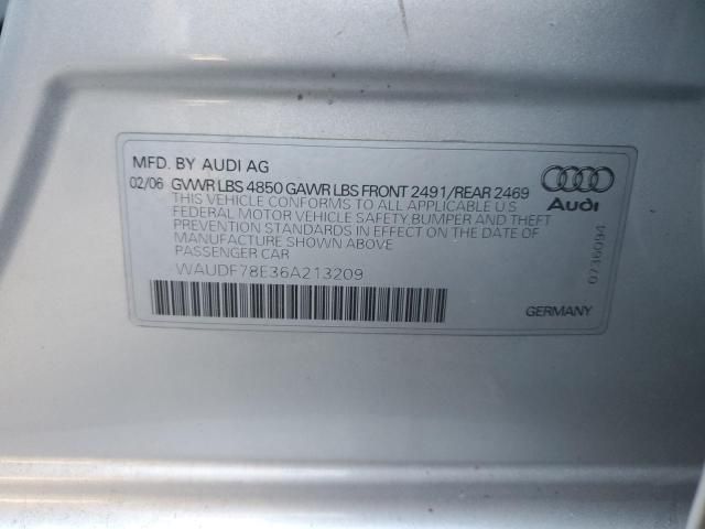 2006 Audi A4 2.0T Quattro