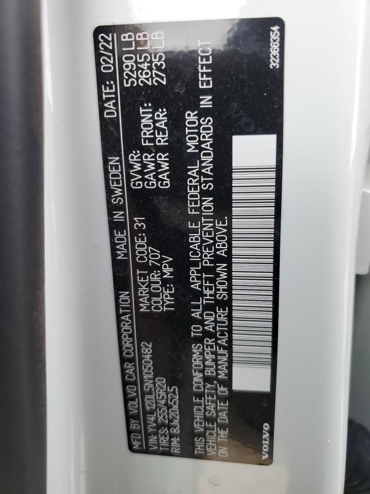 2022 Volvo Xc60 B5 Inscription