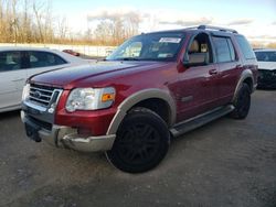 Vehiculos salvage en venta de Copart Leroy, NY: 2007 Ford Explorer Eddie Bauer