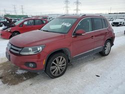 Volkswagen salvage cars for sale: 2012 Volkswagen Tiguan S