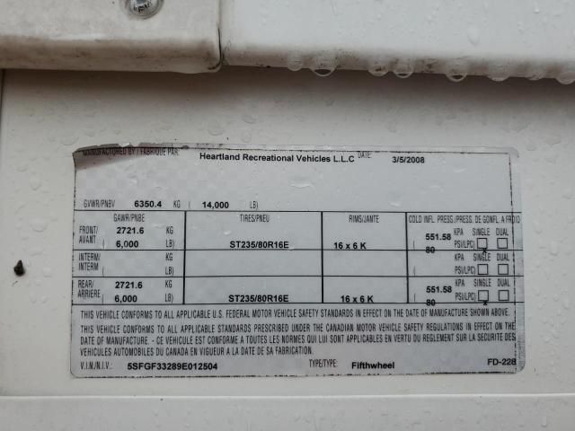 2009 Big Horn Travel Trailer