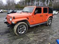 Jeep Wrangler Vehiculos salvage en venta: 2018 Jeep Wrangler Unlimited Sahara