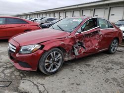 Mercedes-Benz c-Class salvage cars for sale: 2017 Mercedes-Benz C300