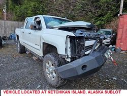 Chevrolet salvage cars for sale: 2016 Chevrolet Silverado K2500 Heavy Duty LTZ