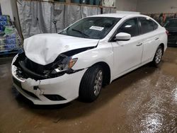 Salvage cars for sale from Copart Elgin, IL: 2017 Nissan Sentra S